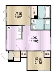 ベルツリーの物件間取画像